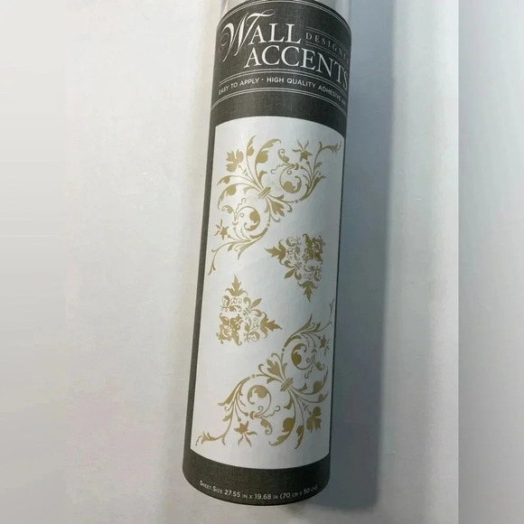 Designer Wall Accents - Gold  Foil Design – Adhesive Wall Art– BNIB. - Picture 10 of 10
